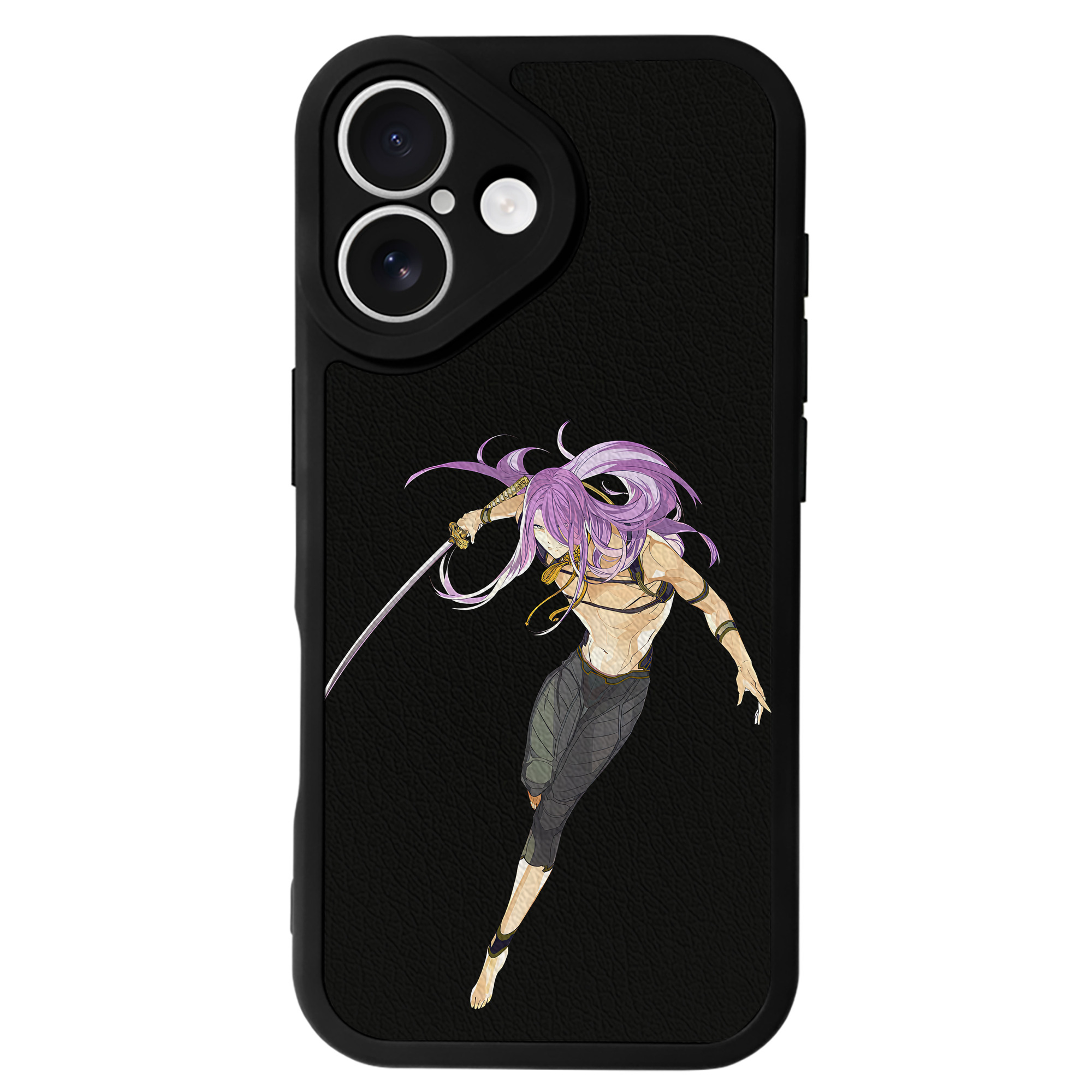 （画像用） 刀剣乱舞 Touken Ranbu 【iPhone 16シリーズ対応】シリコンスマホケース（レザー調） 材質：シリコン